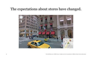 The expectations about stores have changed.




24                        TheTrendWatch.com © FullSIX Group - All rights reserved, no reproduction or diffusion without written authorization
 