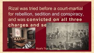Arresting Rizal The Trial of Rizal GE11: The Life and Works of Rizal | PPTX