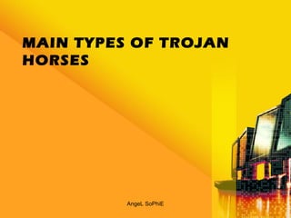 MAIN TYPES OF TROJAN
HORSES

AngeL SoPhiE

 
