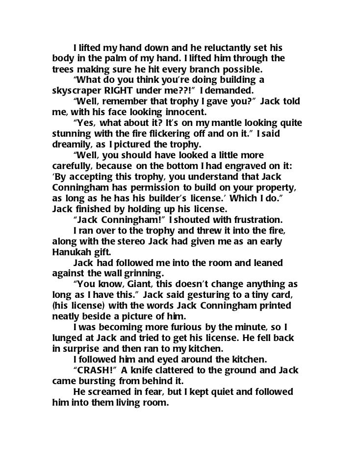 The True Story Of Jack And The Beanstalk The True Story Of Jack And The Beanstalk