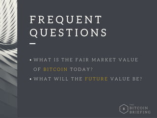 The True Value of Bitcoin