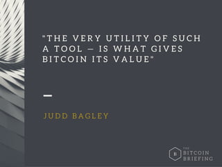 The True Value of Bitcoin