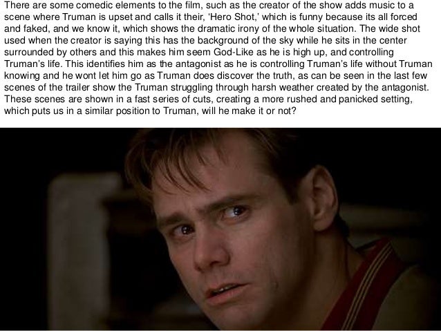Truman show camera angles essay