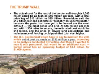 The trump wall | PPTX