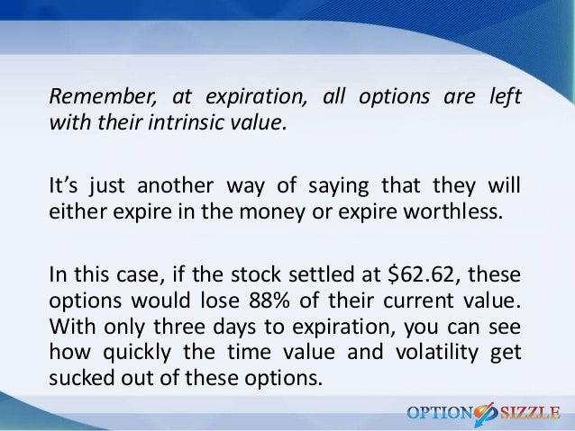 Net settled stock options