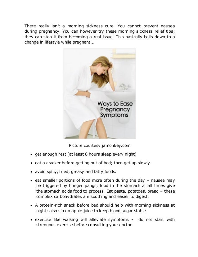 The truth about morning sickness causes