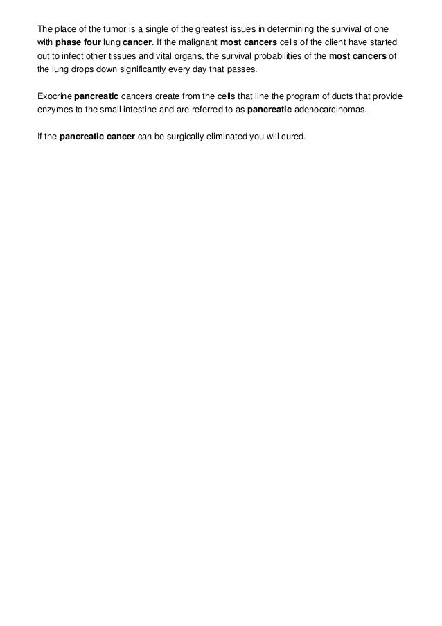 Stage 4 Lung Cancer Survival Rate - Be Informed