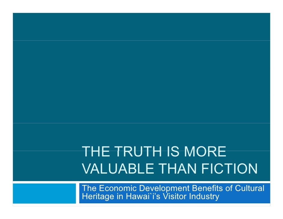 Economic Benefits of Cultural Heritage Tourism in Hawaii
