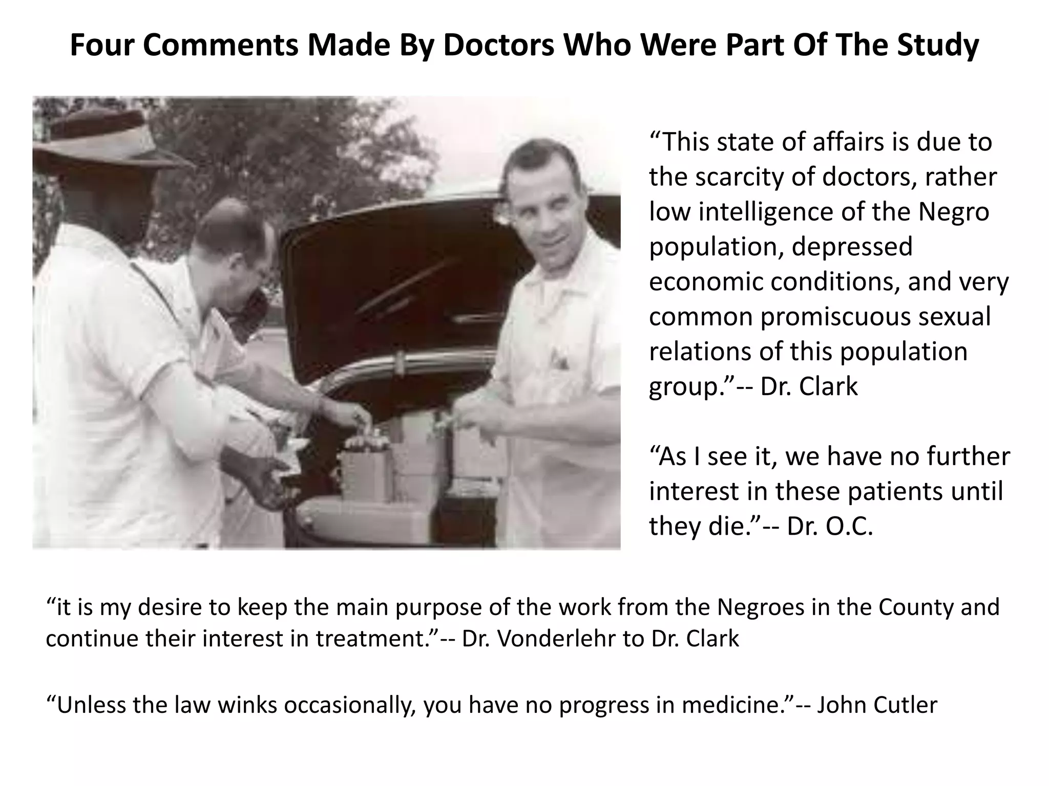 The tuskegee study | PPTX