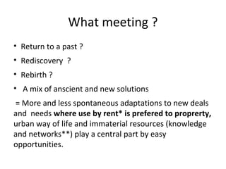 The two faces of the commons