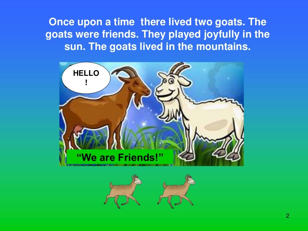 The Two Goats An Aesop's Fable with Moral Lessons