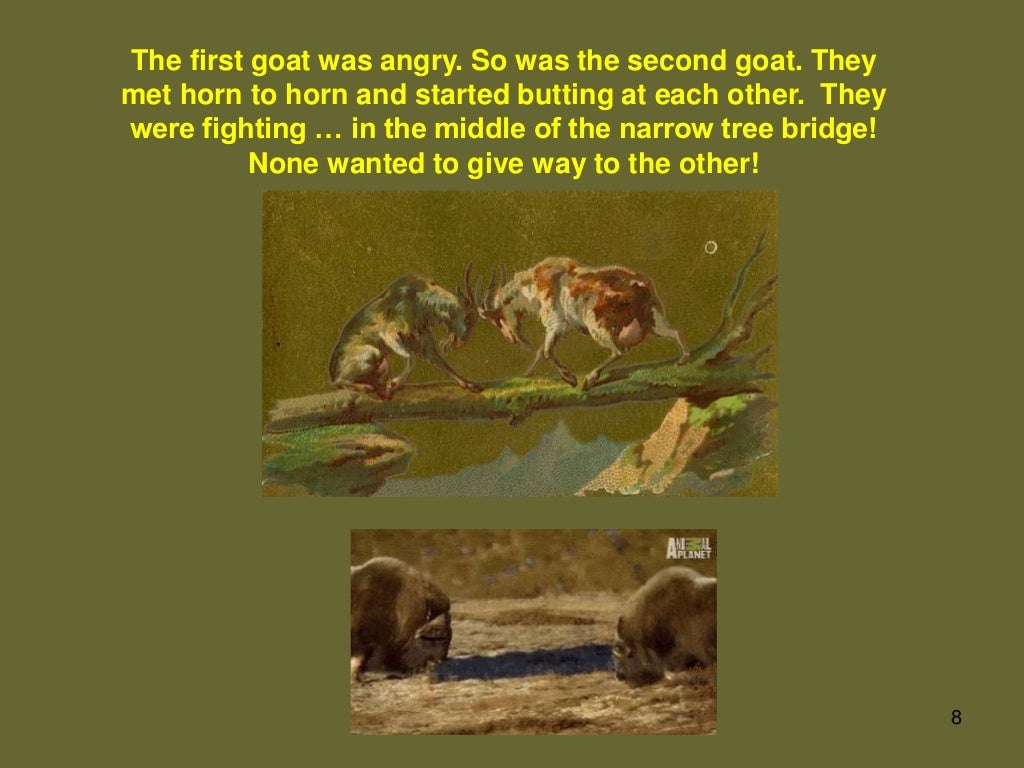 The Two Goats An Aesop's Fable with Moral Lessons