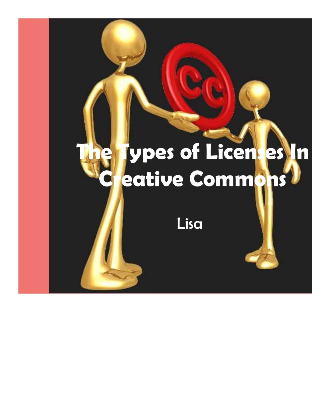 The Type Of Licenses In Creative Commons Final read Only 