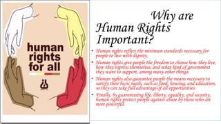 The types of discrimination and human rights | PPTX