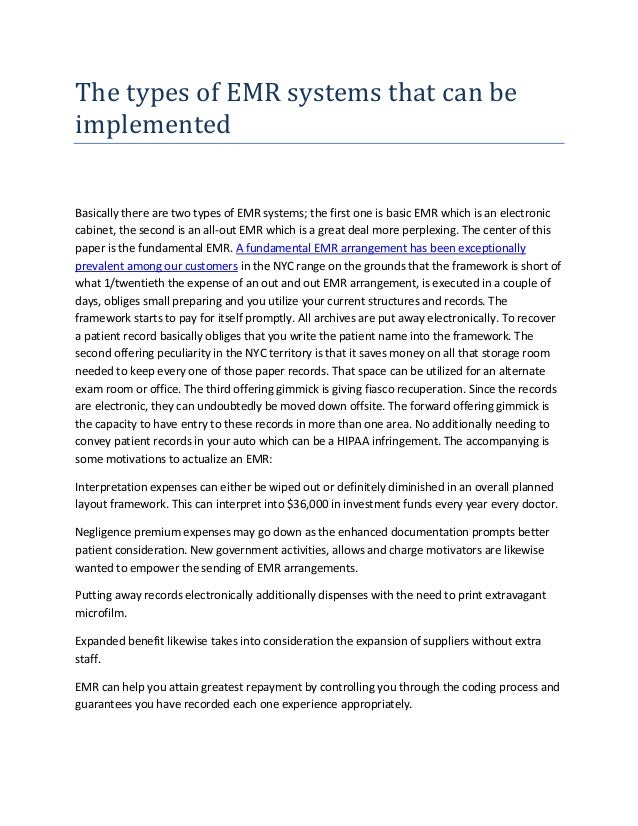 Emr Ehr Software Electronic Medical Record Service Emr Ehr Software Electronic Medical Record Service