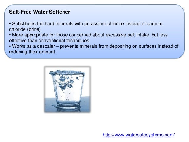 What are the benefits of using potassium chloride as a water softener salt?