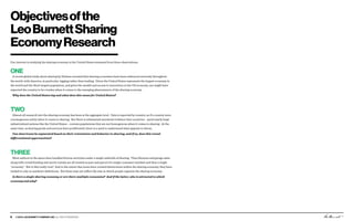 4 © 2014. LEO BURNETT COMPANY, INC. ALL RIGHTS RESERVED. 
Our interest in studying the sharing economy in the United State...