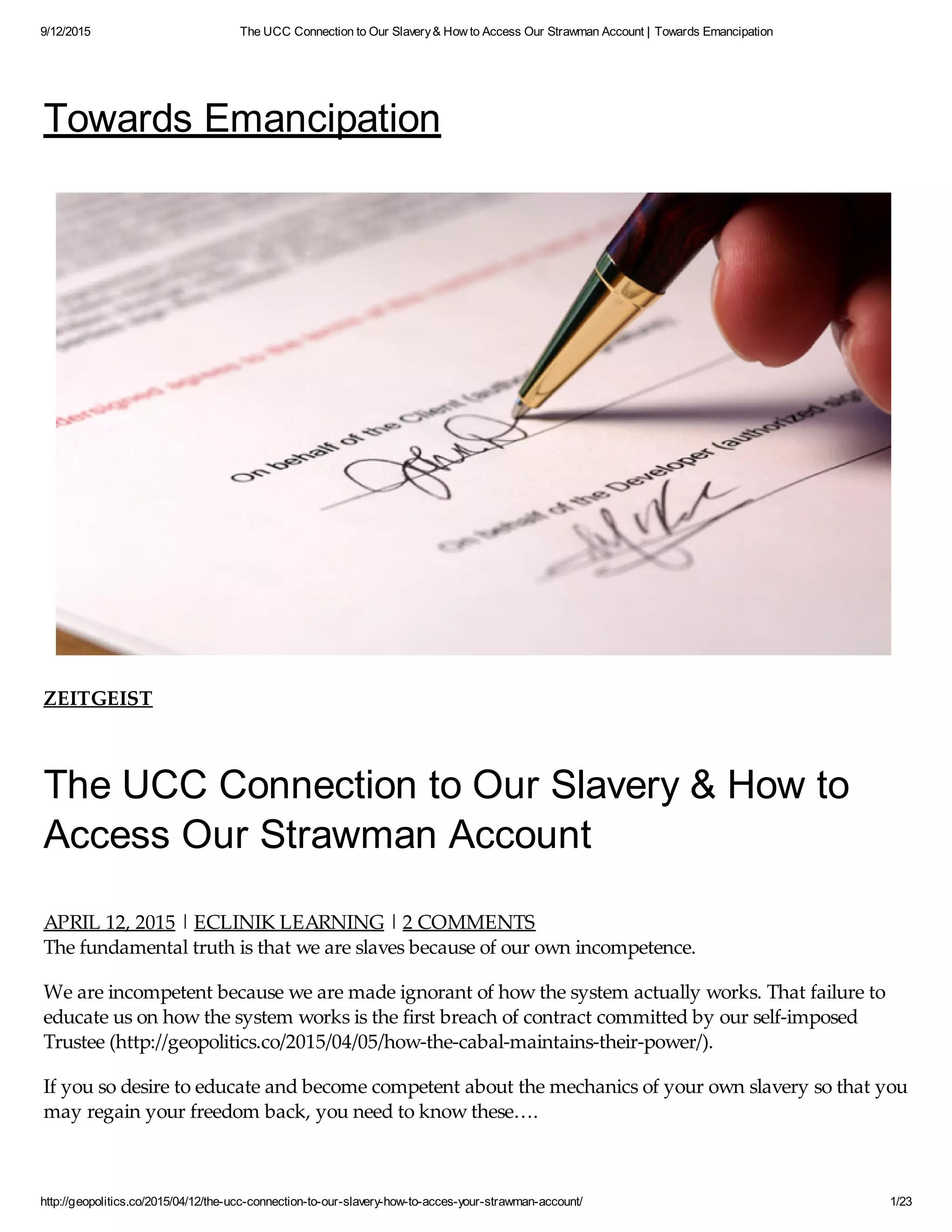The UCC Connection to Slavery PDF