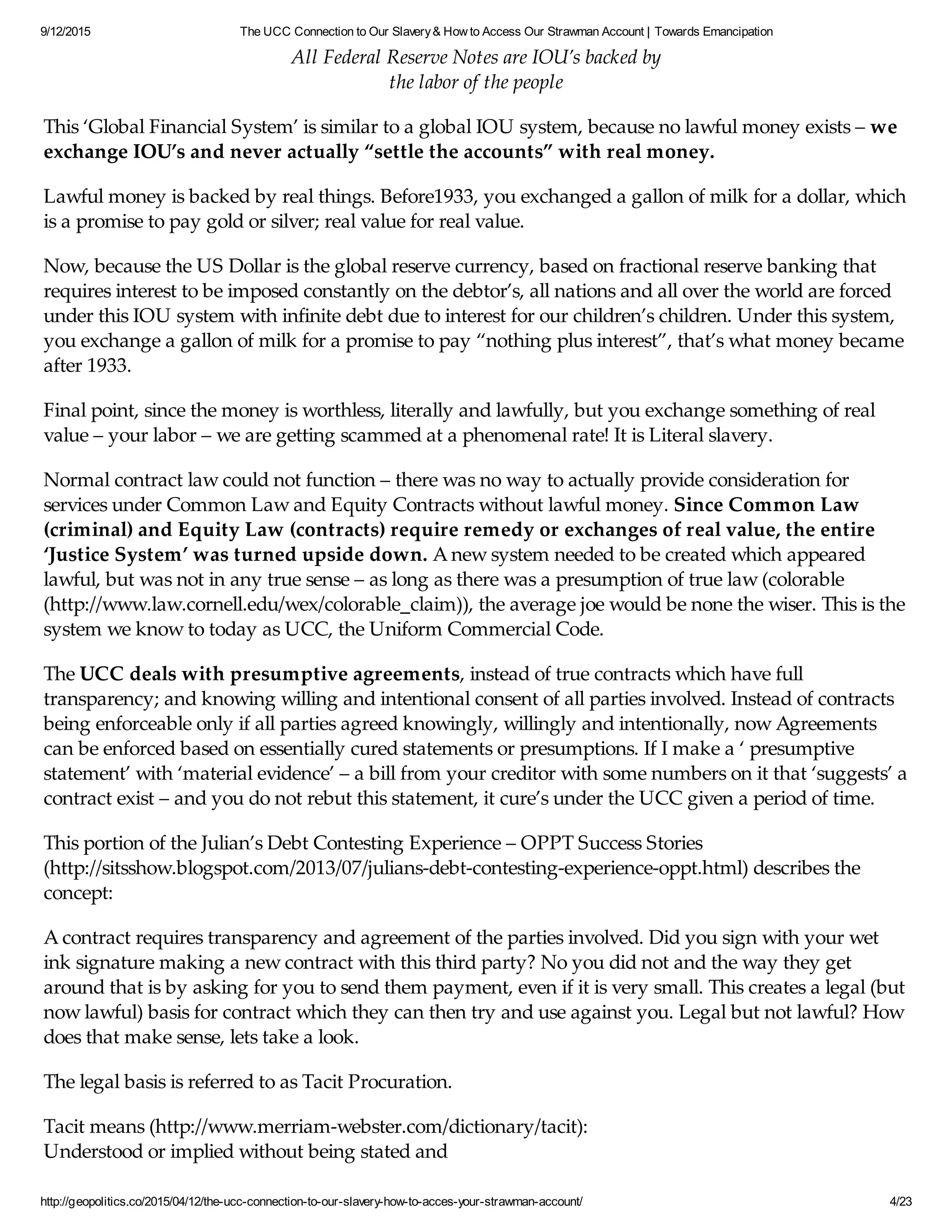 The UCC Connection to Slavery PDF