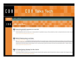 CDH   CDH   Talks Tech
 