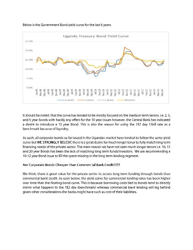 The uganda agricultural bond proposal