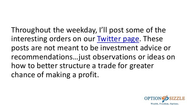 How to trade unusual options activity