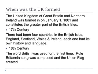 The uk | PPT