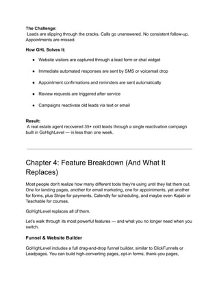 Ghl Questions The Ultimate GoHighLevel ghl Playbook pdf | PDF