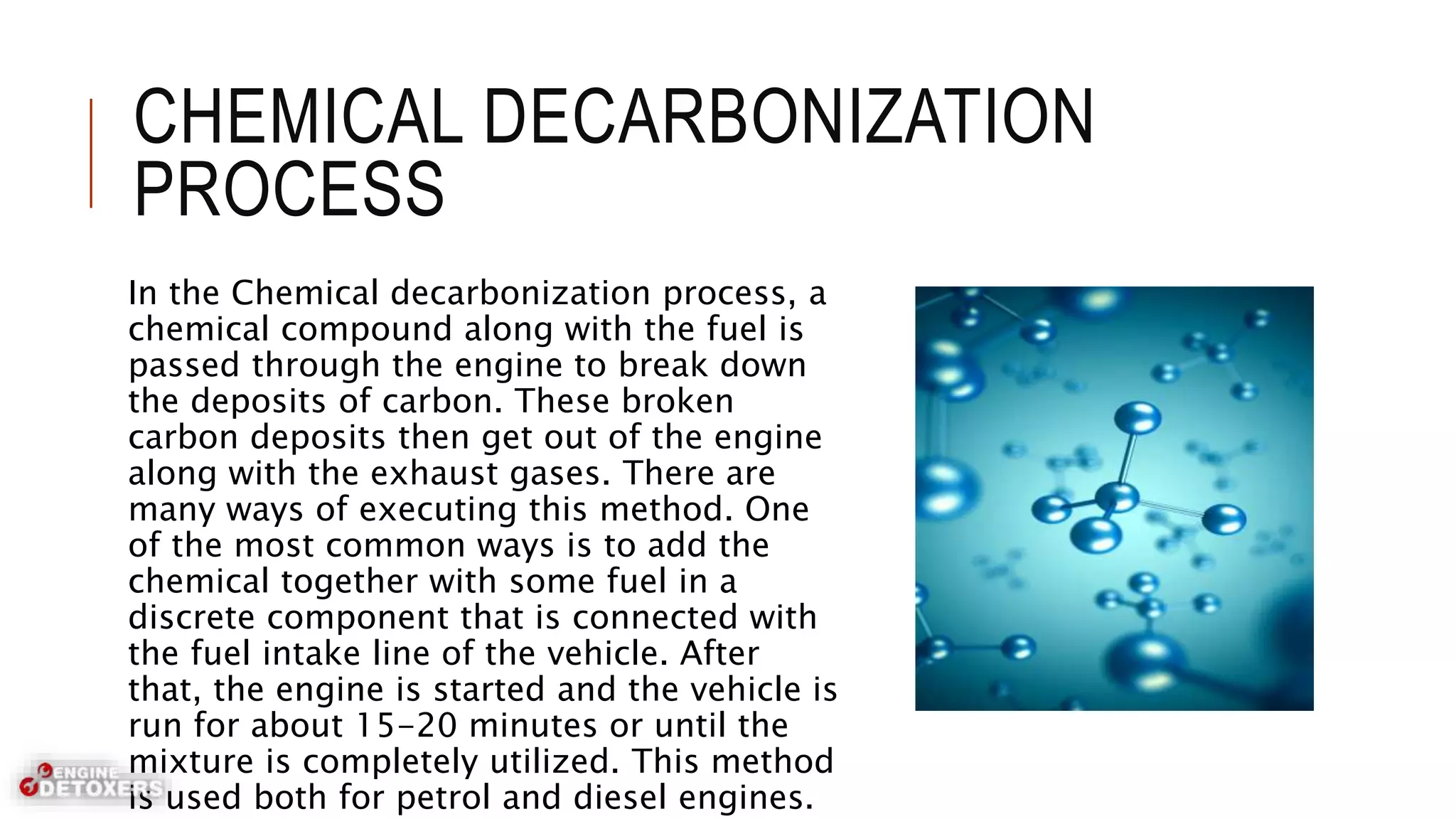 The ultimate guide car engine decarbonization process PPT