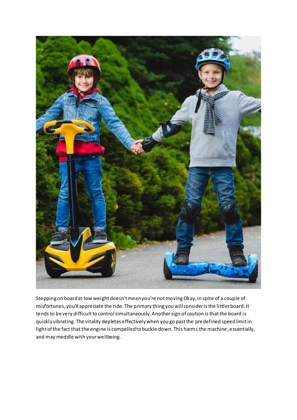 The ultimate guide on hoverboard weight limit