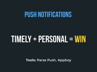 Push notifications examples
 