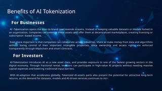 Ai Tokenization Algorithm The Ultimate Guide to AI Tokenization and Digital Ownership.pptx
