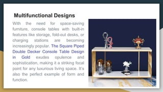 The Ultimate Guide to Choosing the Perfect Console Table for Your ...