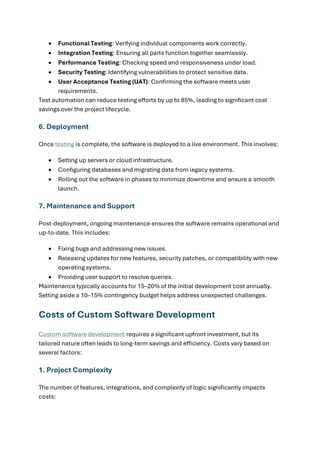 The Ultimate Guide to Custom Software Development Process, Cost ...