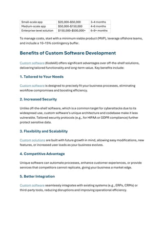 The Ultimate Guide to Custom Software Development Process, Cost ...