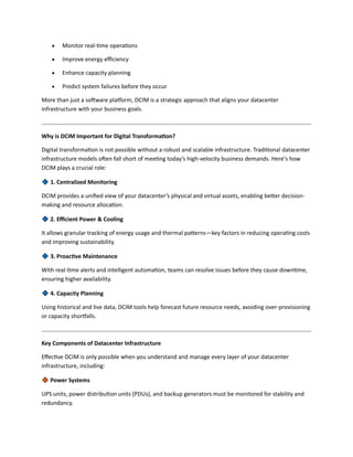 The Ultimate Guide to Datacenter Infrastructure Management in 2025 | PDF