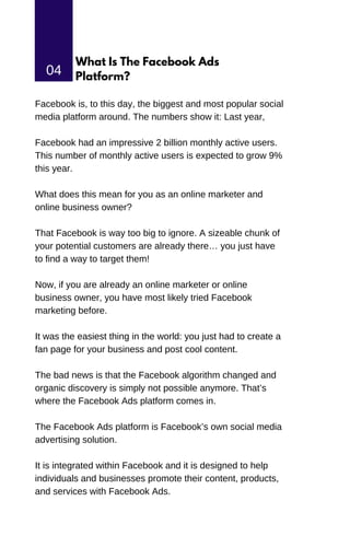 The ultimate guide to facebook ads 2019 | PDF
