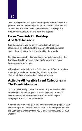 The ultimate guide to facebook ads 2019 | PDF