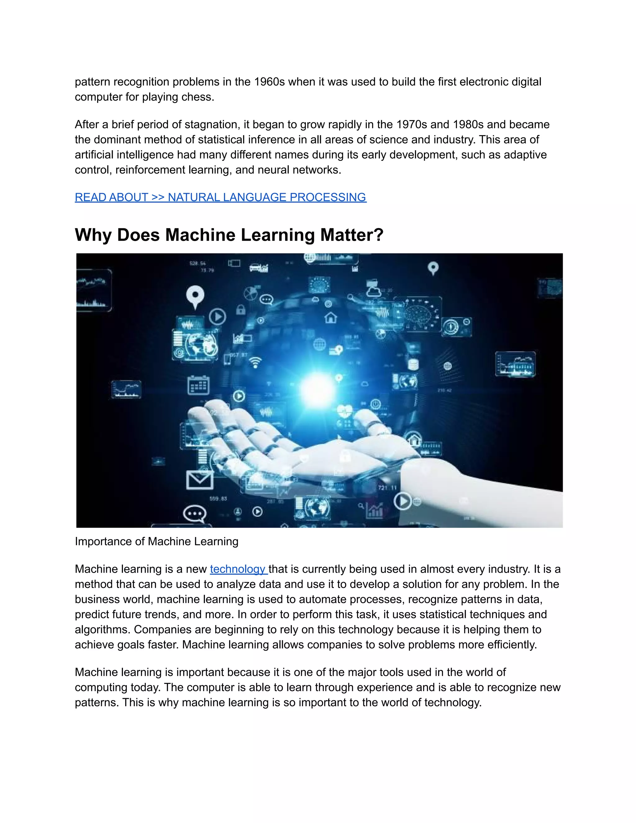 The Ultimate Guide to Machine Learning (ML) | PDF