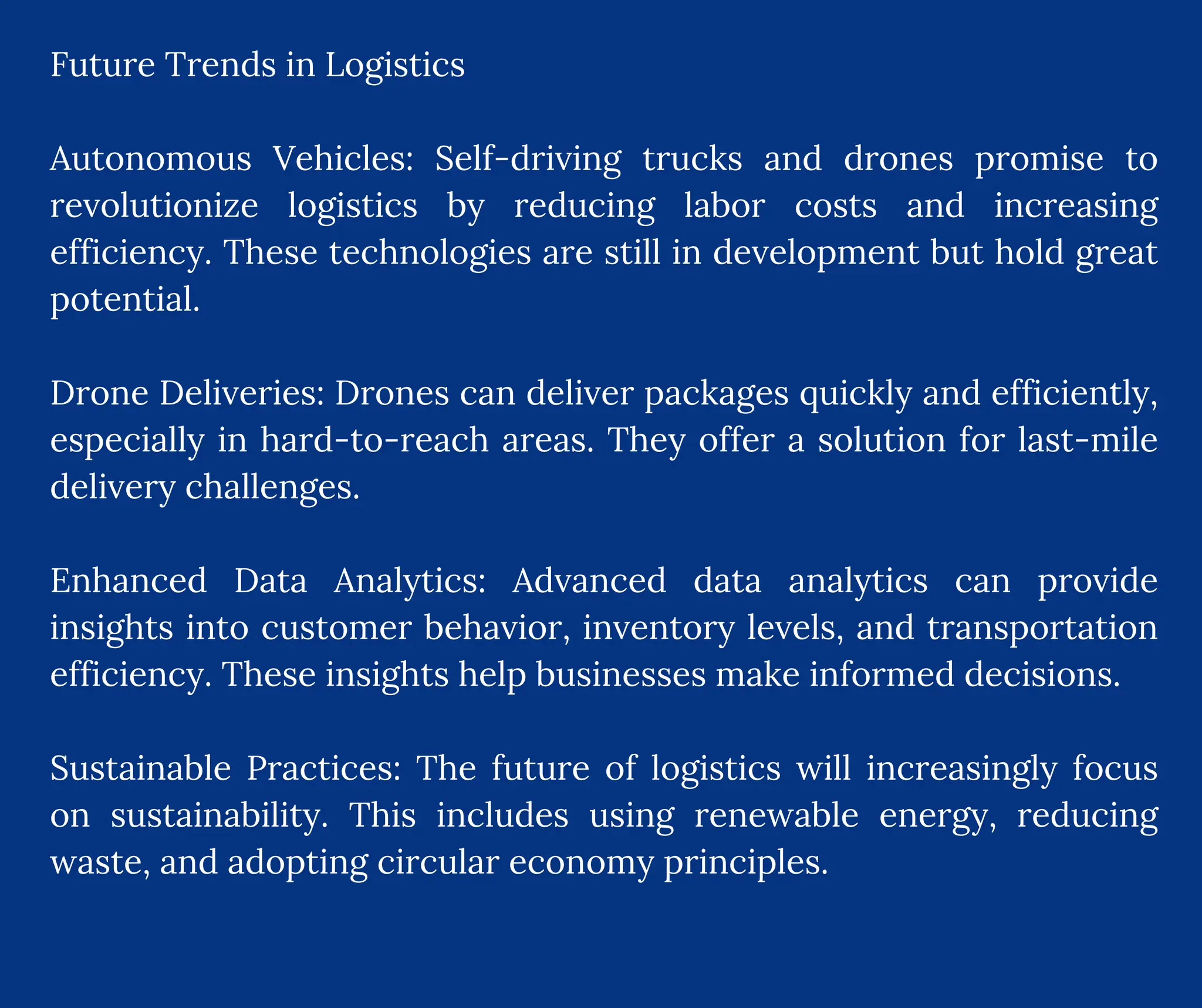 The Ultimate Guide to Modern Logistics Key Components, Challenges, and ...