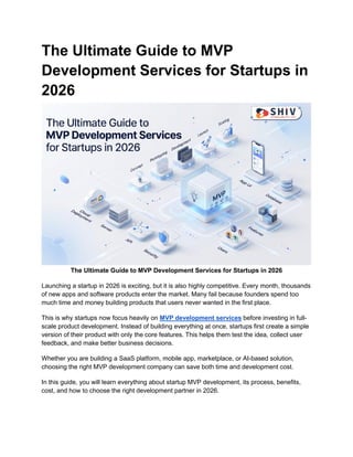 MVP Product Development Process for Startup Owners | PDF