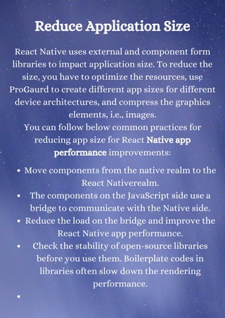 The ultimate guide to optimize your react native app performance in ...