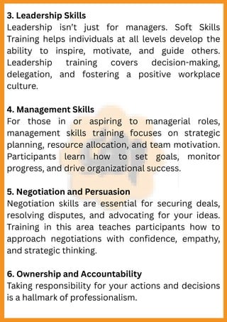 The Ultimate Guide to Soft Skills Training for Professional Success | PDF