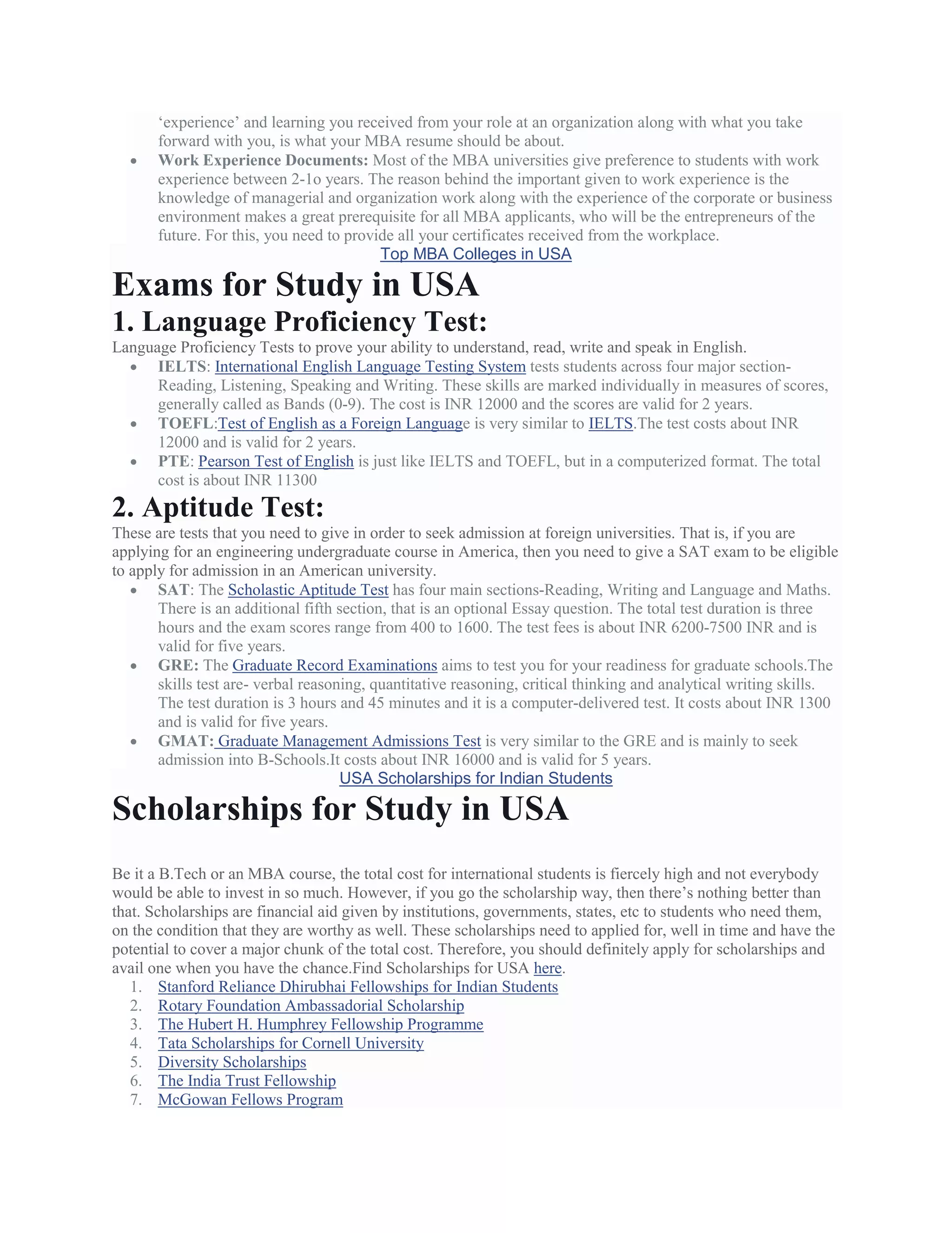 The ultimate guide to study in usa | PDF