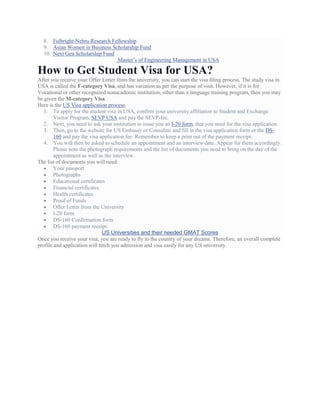 The ultimate guide to study in usa | PDF