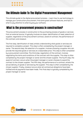 The Ultimate Guide to The Digital Procurement Management | PDF