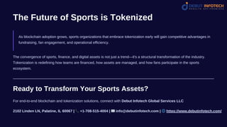 Sports Token System.pdf The Ultimate Guide to Tokenization in Sports: Transforming Teams ...