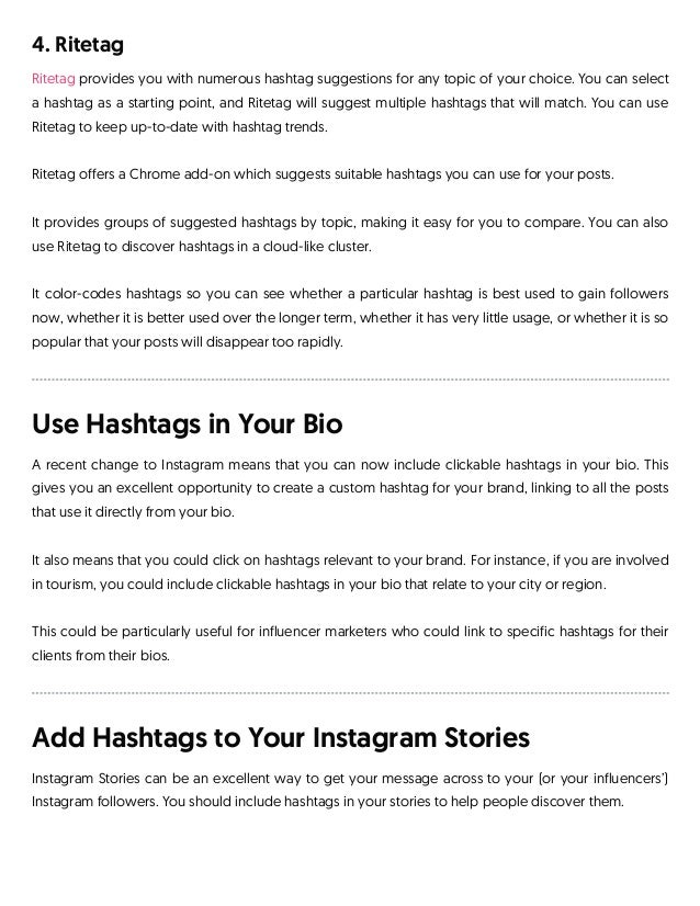 Top instagram hashtags for gaining new followers