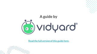 A guide by
Read the full version of this guide here.
 