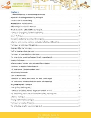 The Ultimate Guide to Woodworking Techniques.pdf